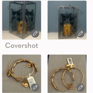 Huge candle Hanger w Butterflies 🦋 🕯+Alex & Ani Nordstrom bangles